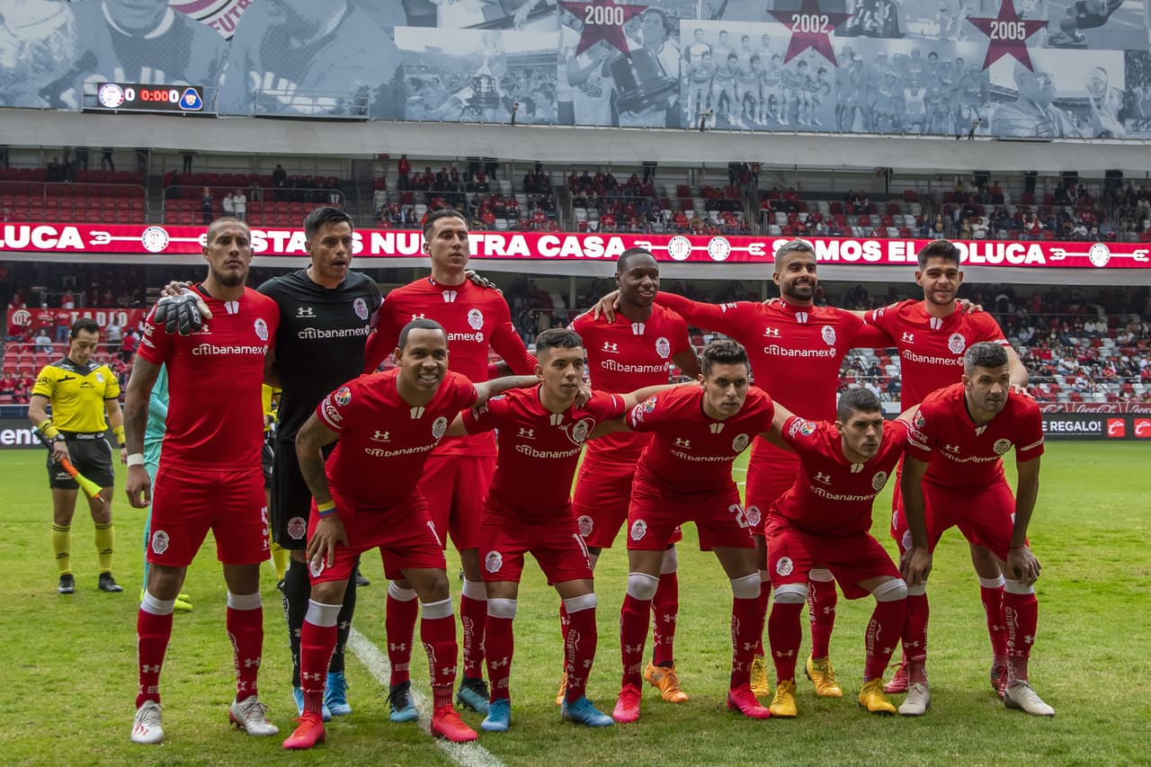 Toluca llegó al partido con marca de un empate y una derrota con un pobre balance de un punto tras seis disputados.