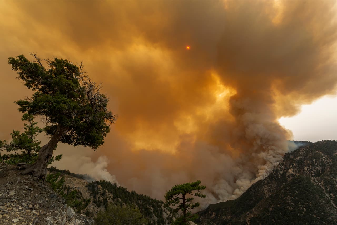 Alertan sobre riesgos para la salud por la mala calidad del aire causada por los incendios en California