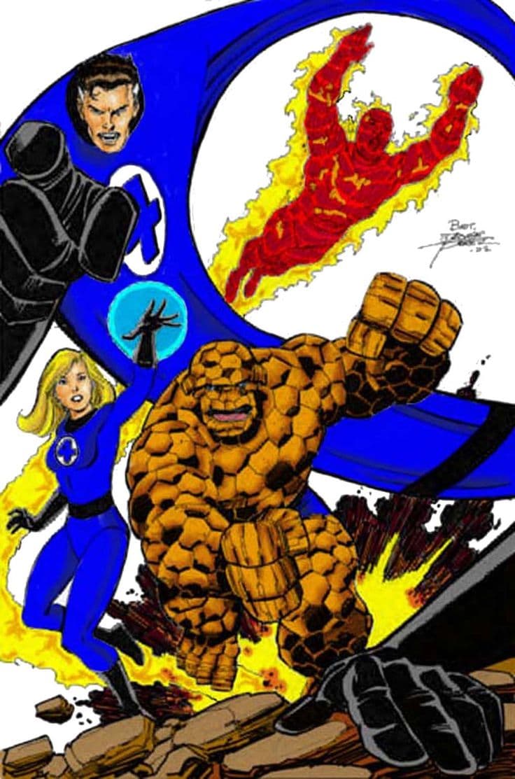 En 1961, creó a los Cuatro Fantásticos, y con ello dio pie a un fenómeno cultural: la Marvel Comics resurgió de un letargo y nació lo que hoy se llama la 'Edad de plata' en los cómics. Mr. Fantástico, la Mujer Invisible, la Antorcha Humana y la Mole, fueron los primeros personajes en establecer una mirada moderna al cómic y funcionaban más como una familia. El primer dibujante que los realizó fue Jack Kirby, que por años fue la mancuerna creativa de Lee.