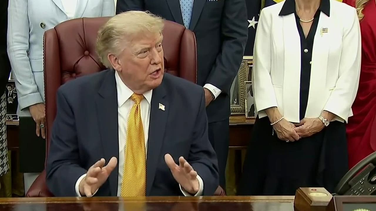 Donald Trump aborda negociaciones sobre la guerra con Irán desde el Despacho Oval hoy 3 de Agosto