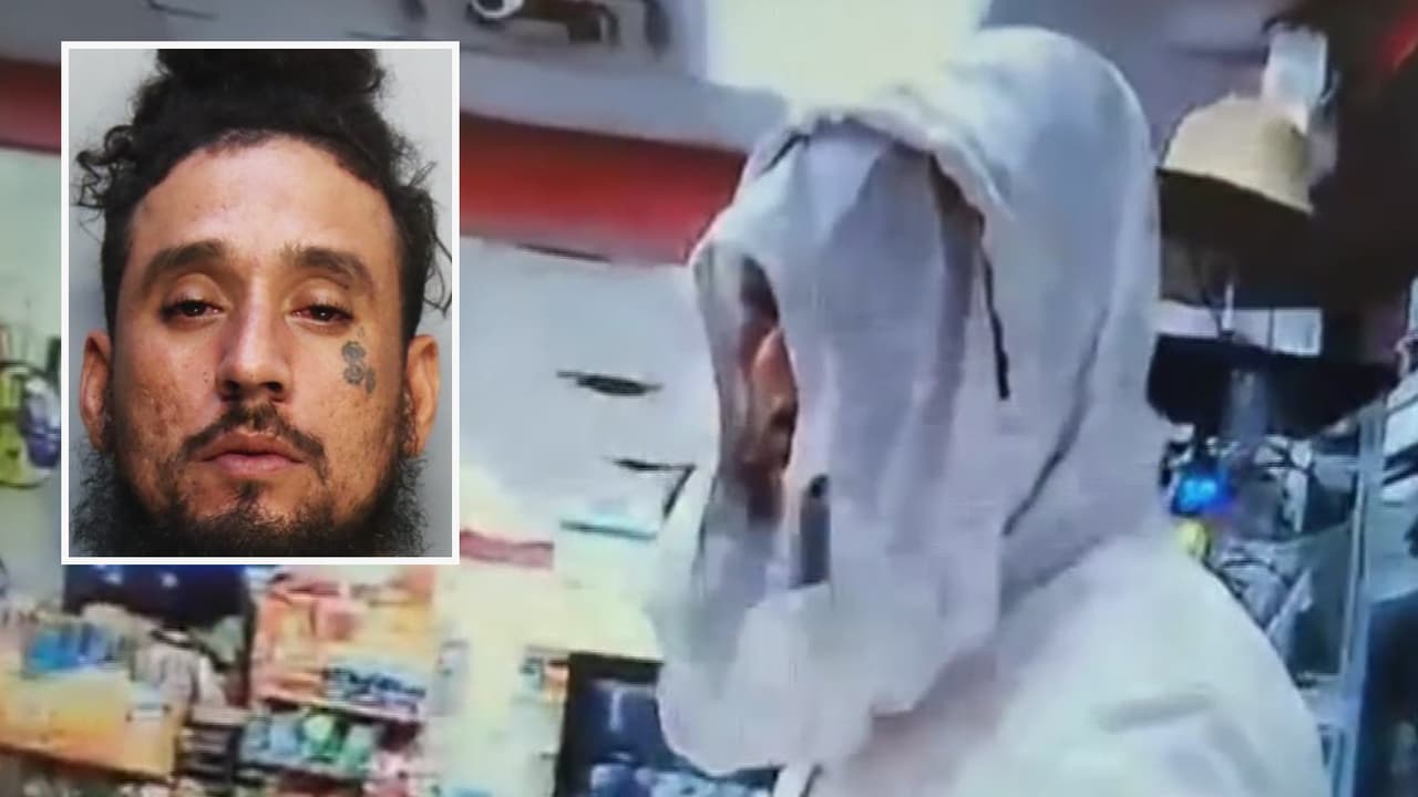 Cámara corporal de un empleado permite arresto de hombre acusado de cometer varios robos en Miami