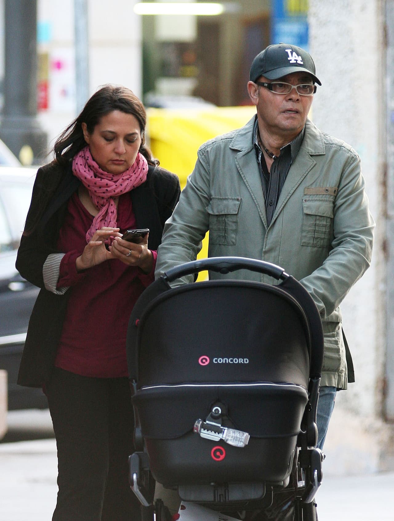 Sólo se aparecía en los estrenos de su hija para alentarla.