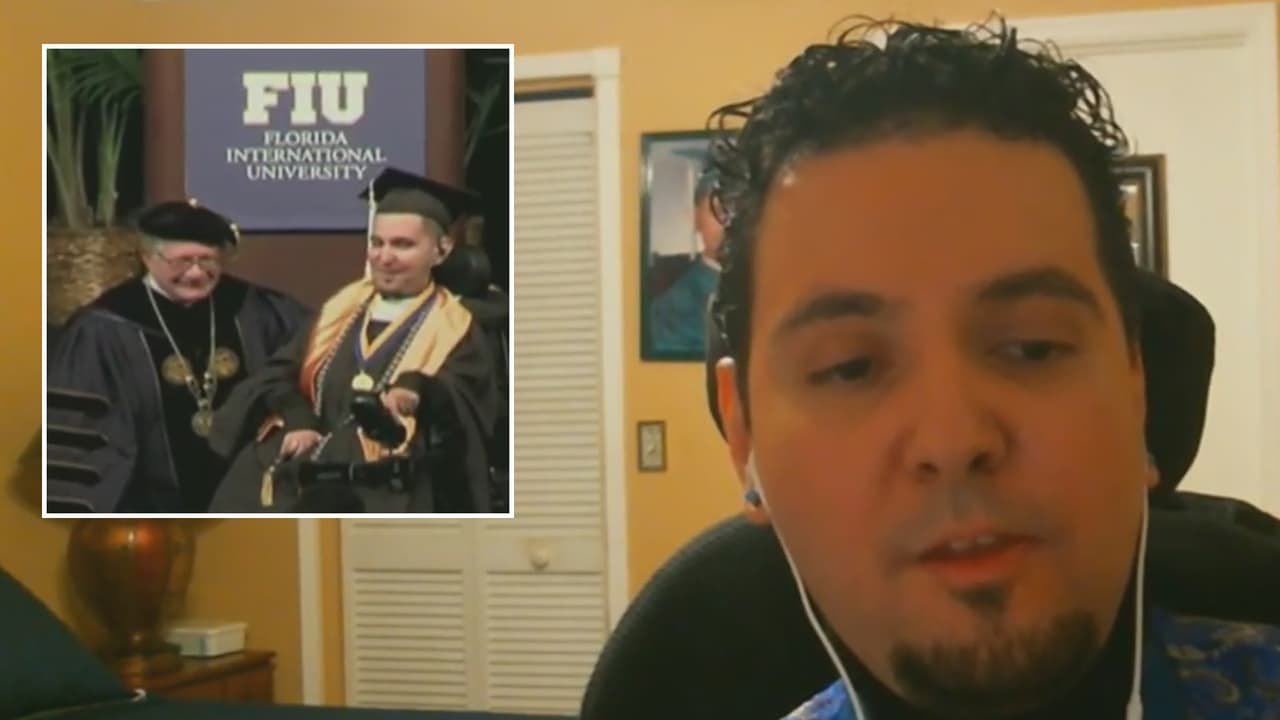 La historia de Juan Morales, un joven con distrofia muscular que salió de las drogas y se volvió psicólogo