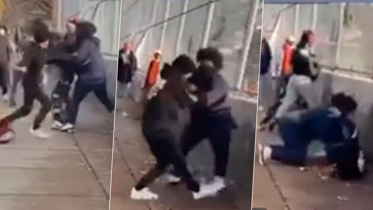 Estudiantes reciben una paliza afuera de una escuela secundaria en Staten Island