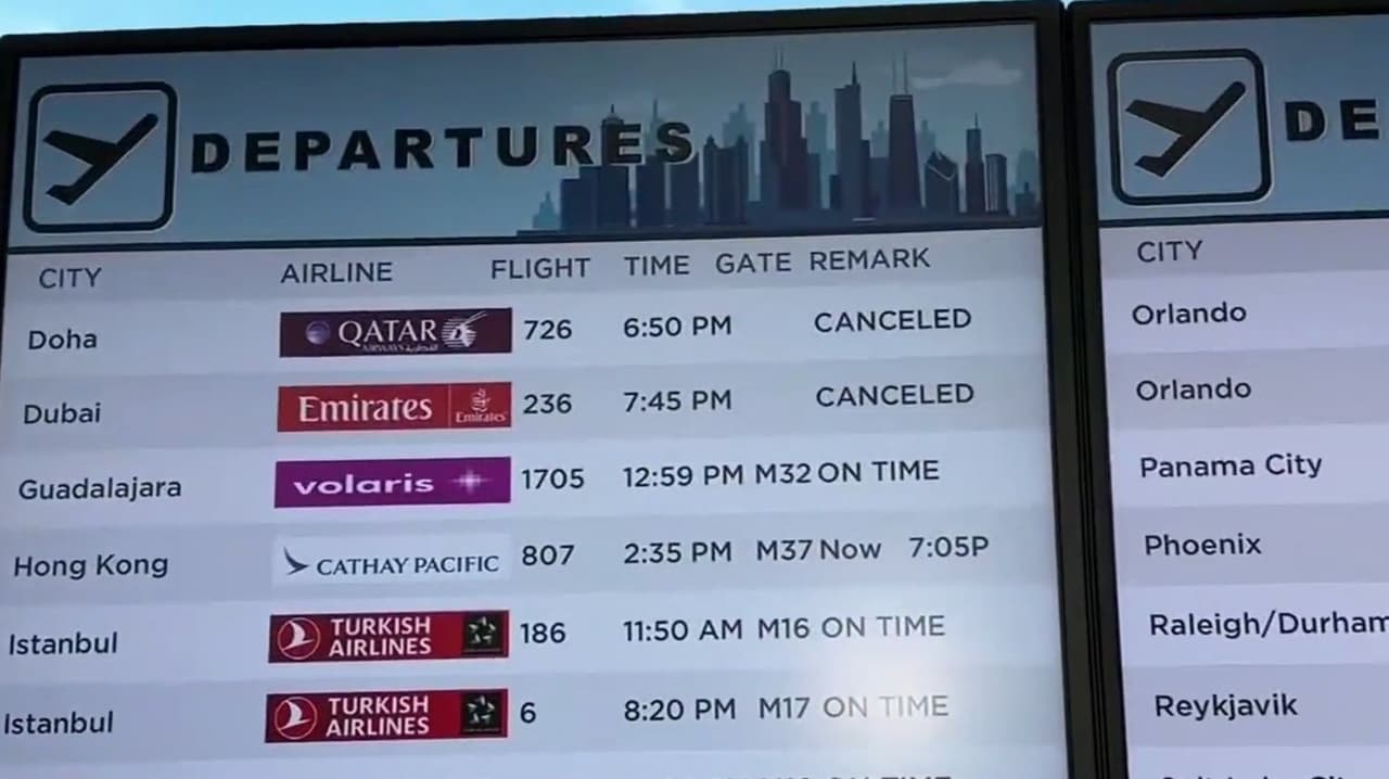 Guerra en Irán deja a miles de pasajeros varados en el mundo por tensiones en Medio Oriente