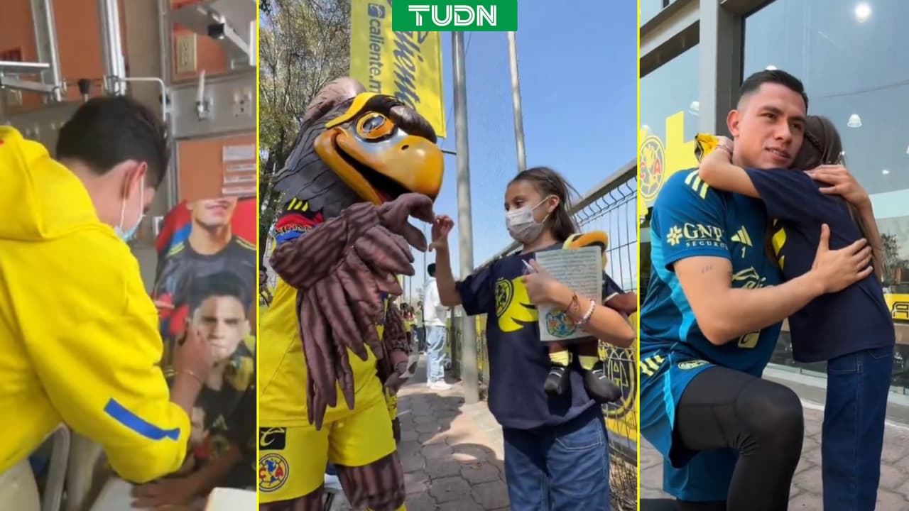 ¡Aplausos! América se suma en apoyo a pequeña fan