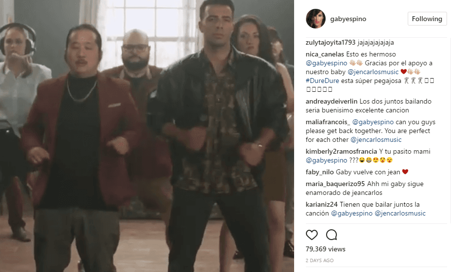 También hubo seguidores que aprovecharon la publicación para pedirle a Gaby Espino que regrese con Jencarlos.
