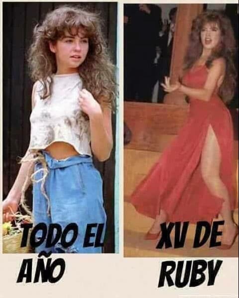 Claro que María Mercedes también se enteró del gran evento y se puso muy guapa para irse derechito a La Joya, San Luis Potosí.