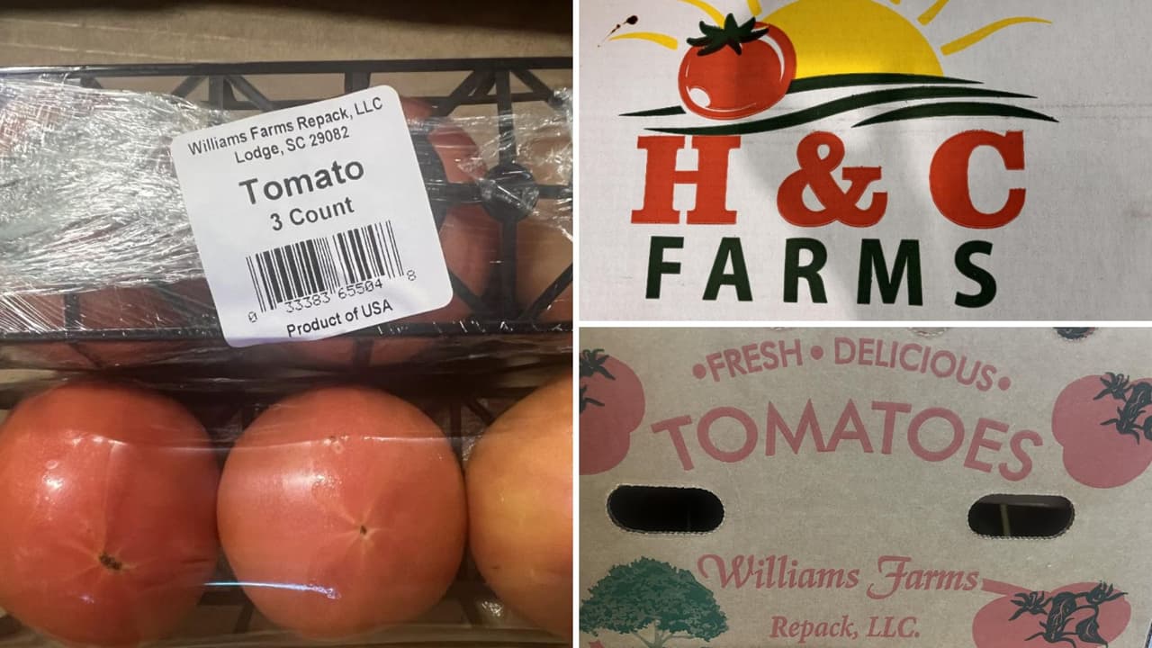 La FDA advierte que tomates vendidos en Georgia y las Carolinas podrían ser mortales