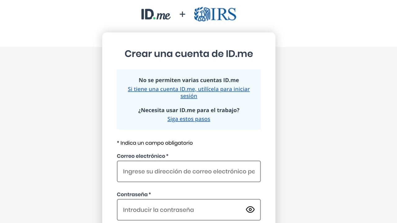 Llena la información que te pidan para poder crear tu cuenta de ID.me para poder usar Direct File.
<br>
<br>
<b>Cuando tengas tu cuenta con ID.me vas a poder llenar tu declaración de impuestos federales y vas a llenarla con tu información tributaria.</b>
<br>
<br>Si en tu estado te piden pagar impuestos, que no es el caso de todos, Direct File te va a ayudar conectándote con la herramienta donde debes presentar tus impuestos del estado.