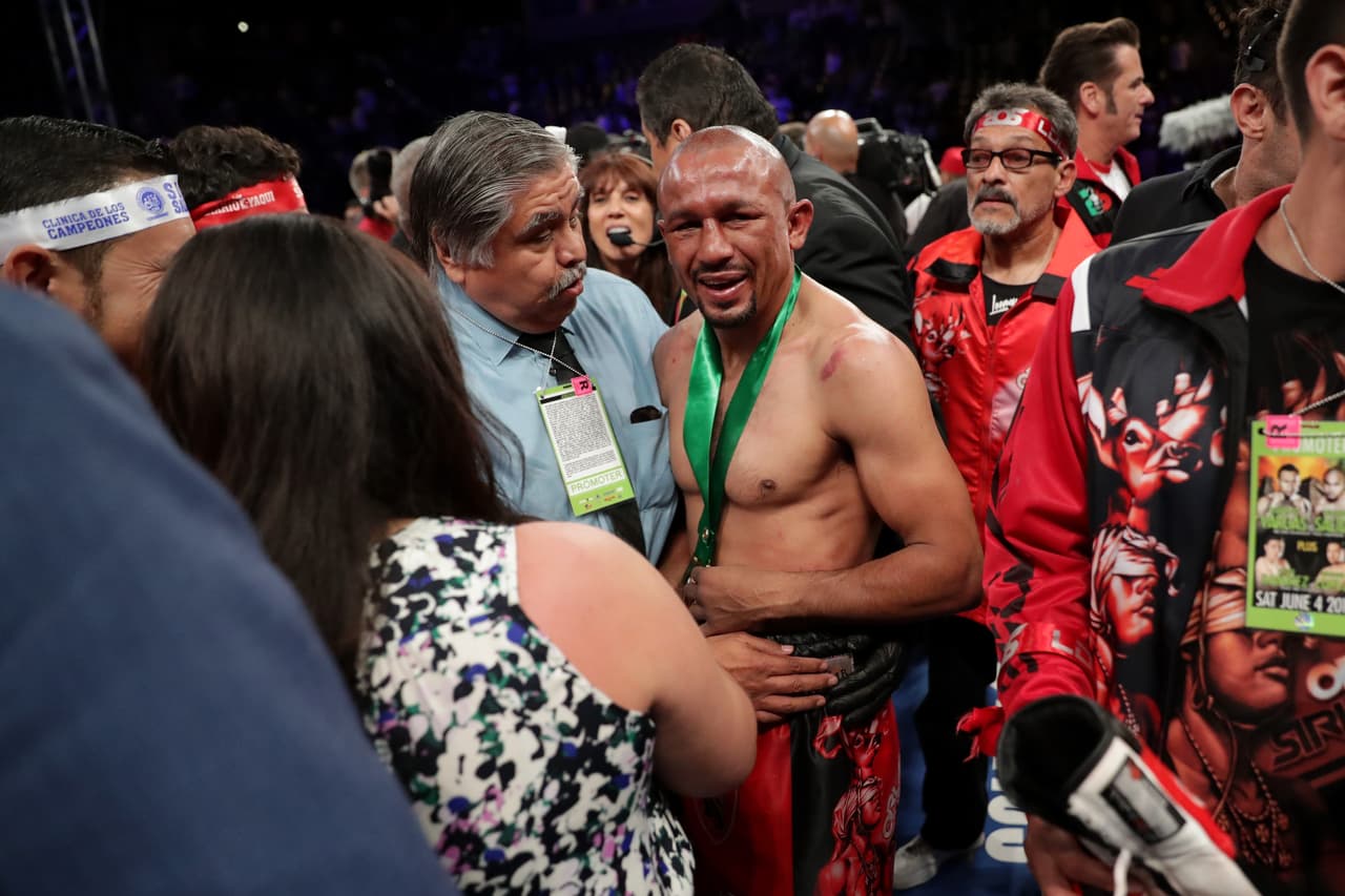 CARSON, CA - JUNE 04: Orlando Salido stands in his corner after a WBC super featherweight championship bout against Francisco Vargas at StubHub Center on June 4, 2016 in Carson, California. (Photo by Sean M. Haffey/Getty Images)