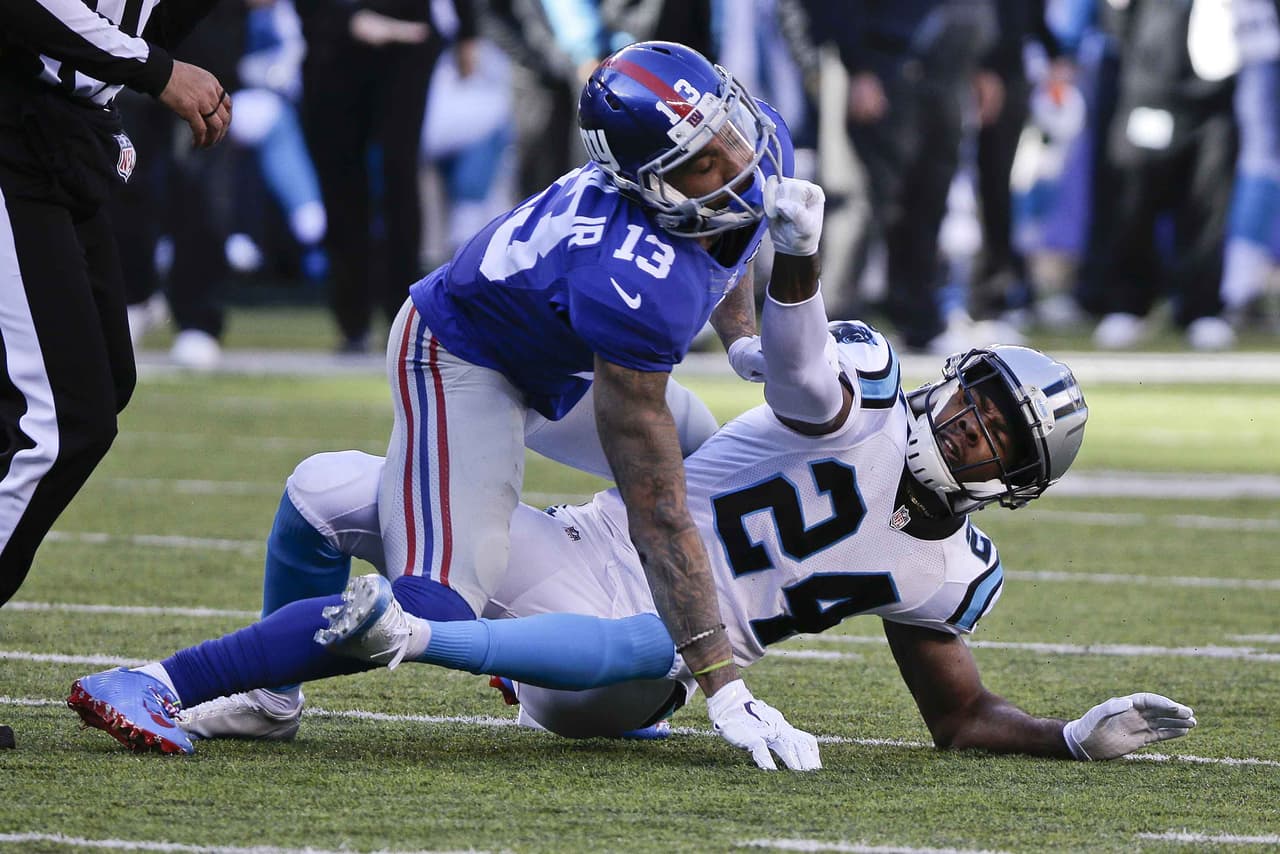 La NFL mandó a Odell Beckham a las regaderas por un juego
