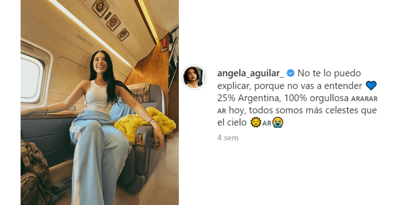 Ángela Aguilar aseguró que es 25% argentina