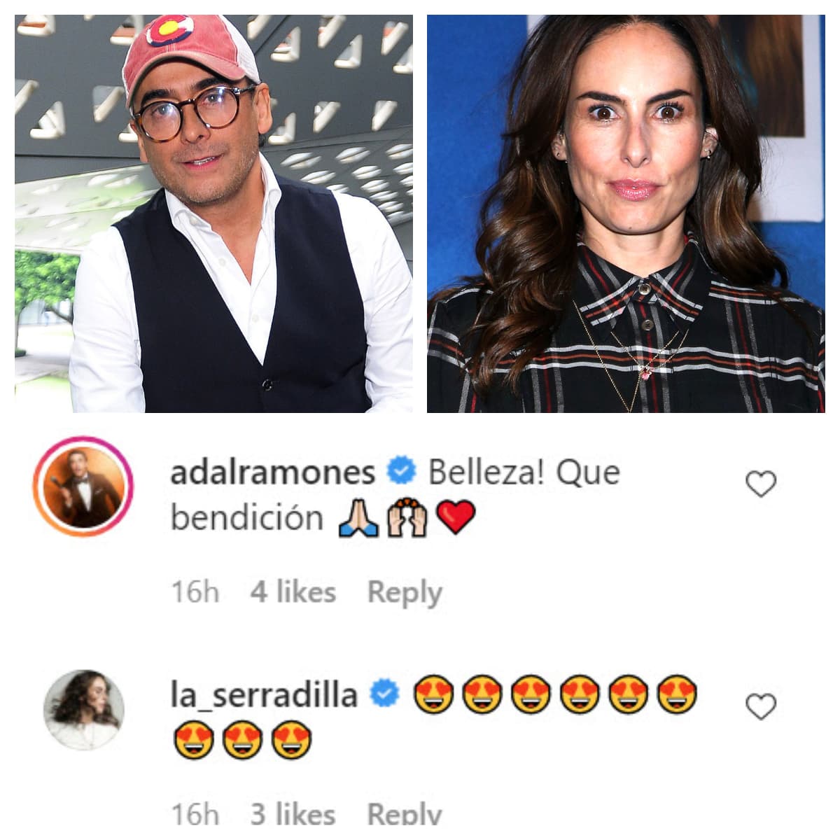 Mientras que Adal Ramones y Ana Serradilla hicieron lo propio en la cuenta de Instagram de Billy Rovzar. 
<br>