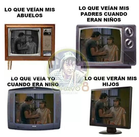 El Chavo del Ocho fue el favorito de al menos tres generaciones, ¿seguirá siendo el de las futuras? (Fotografía tomada de Twitter)