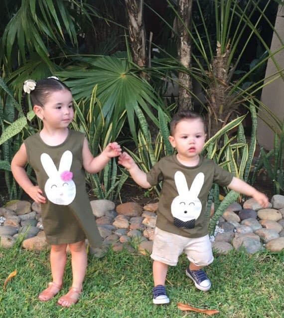 Ahora los pequeños Andrea y Federico tienen un nuevo hermanito.