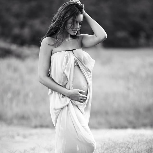 Le embarazo fue la etapa más feliz de su vida.