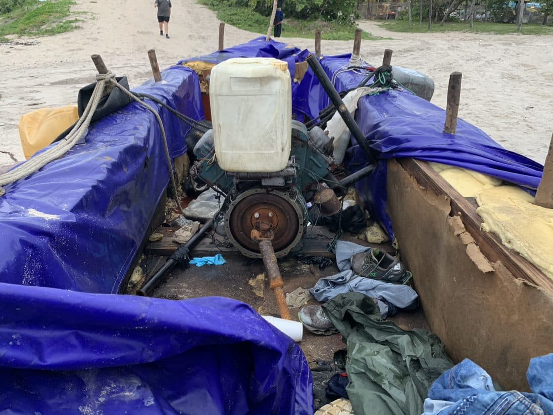 También un motor de gasolina rústico, pero complejo.