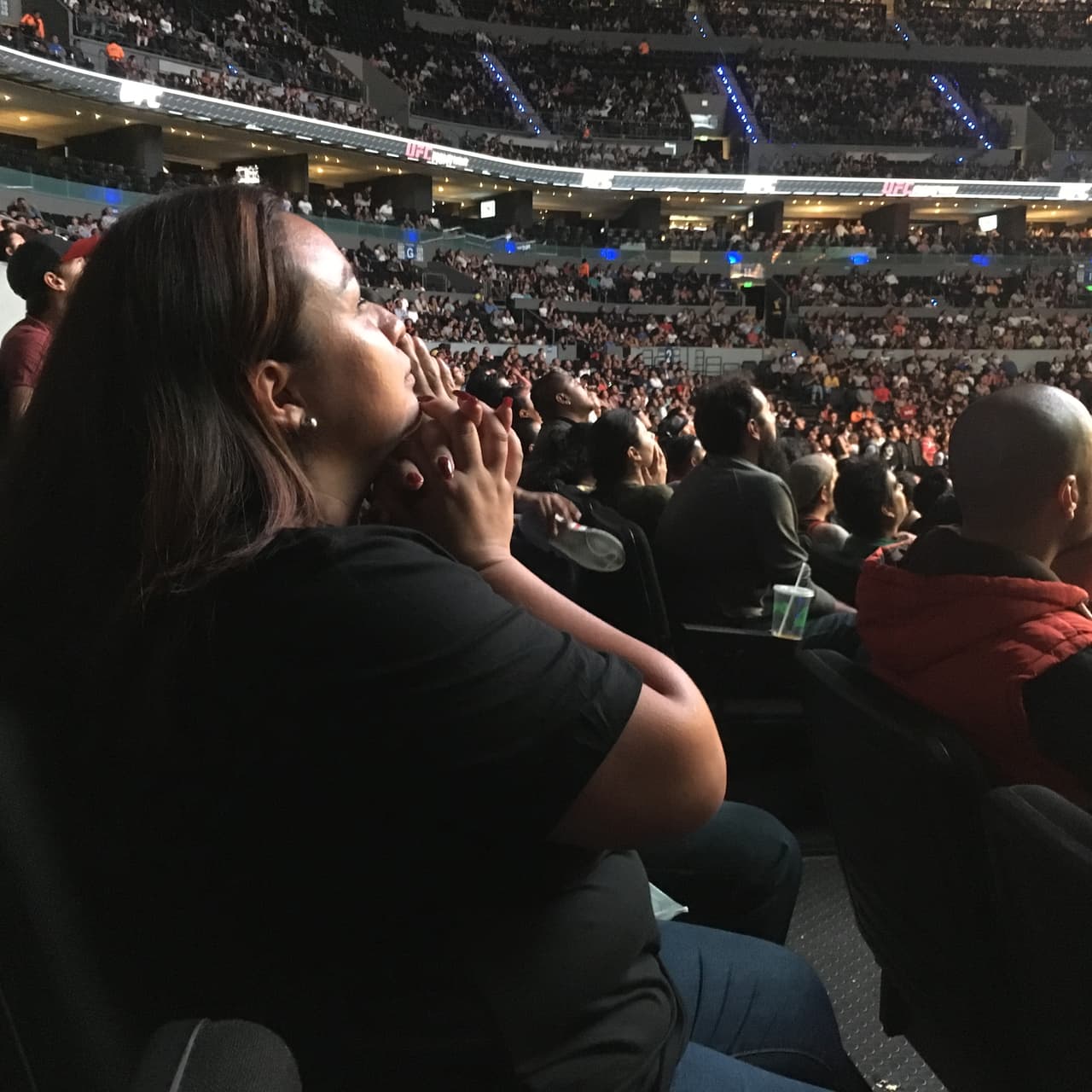 An MMA fan in Mexico City.