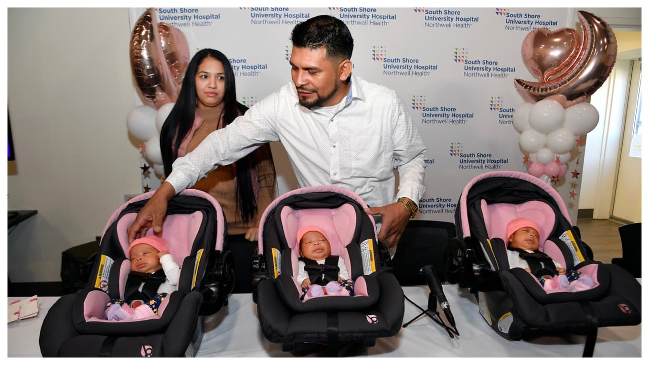 Nacen trillizas hispanas en hospital de NYC y hacen historia