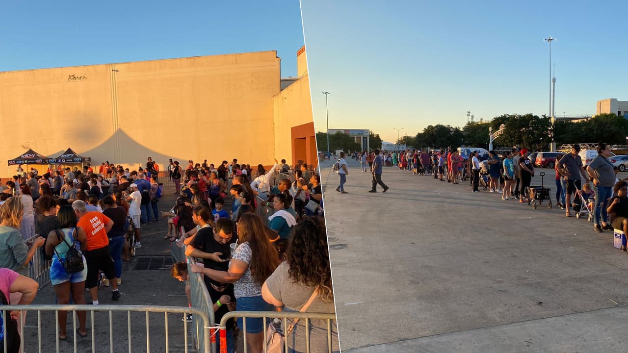 Reportan largas filas en la feria escolar de la ciudad de Dallas, te decimos hasta qué hora estará