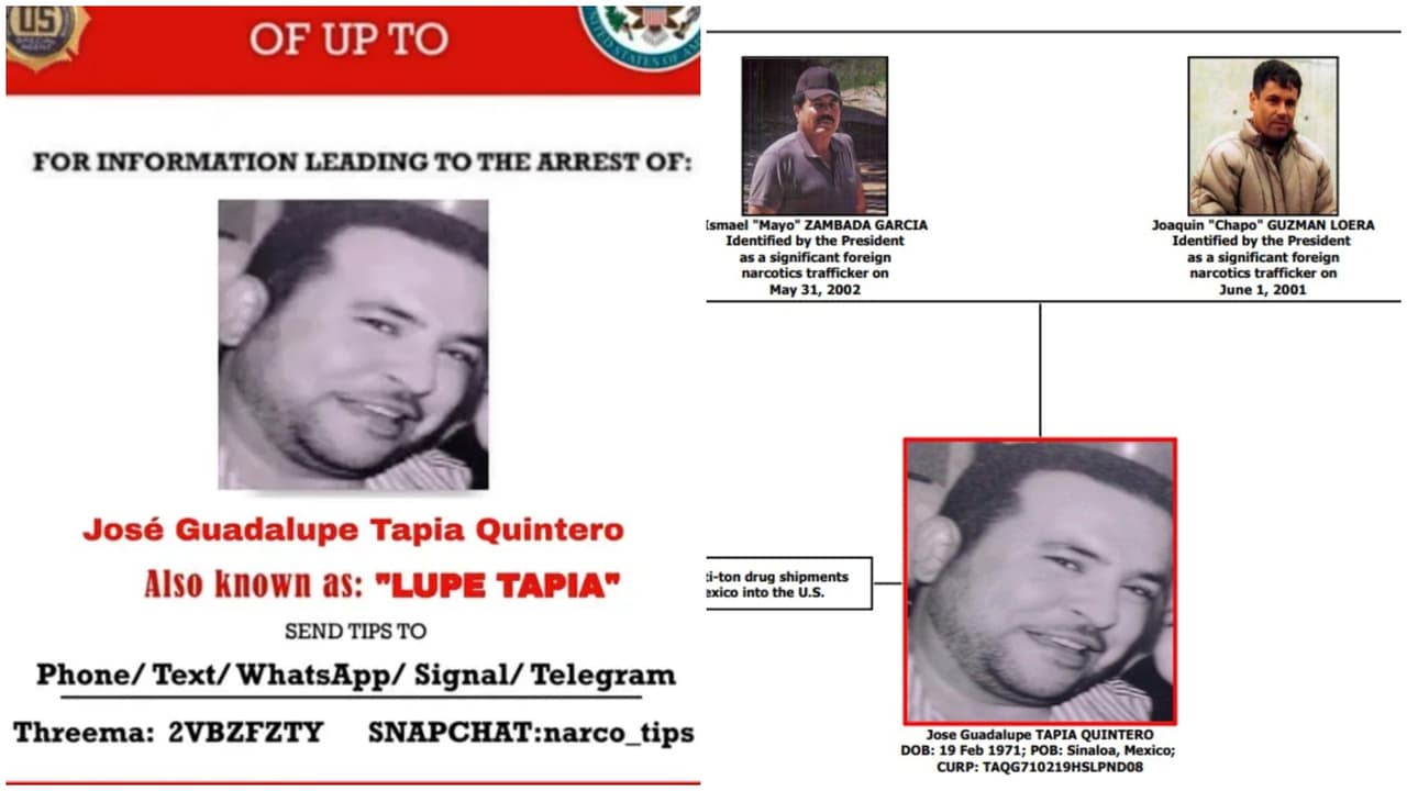 Detienen a “Lupe Tapia”, operador del Mayo Zambada y encargado de mover droga en Arizona y California