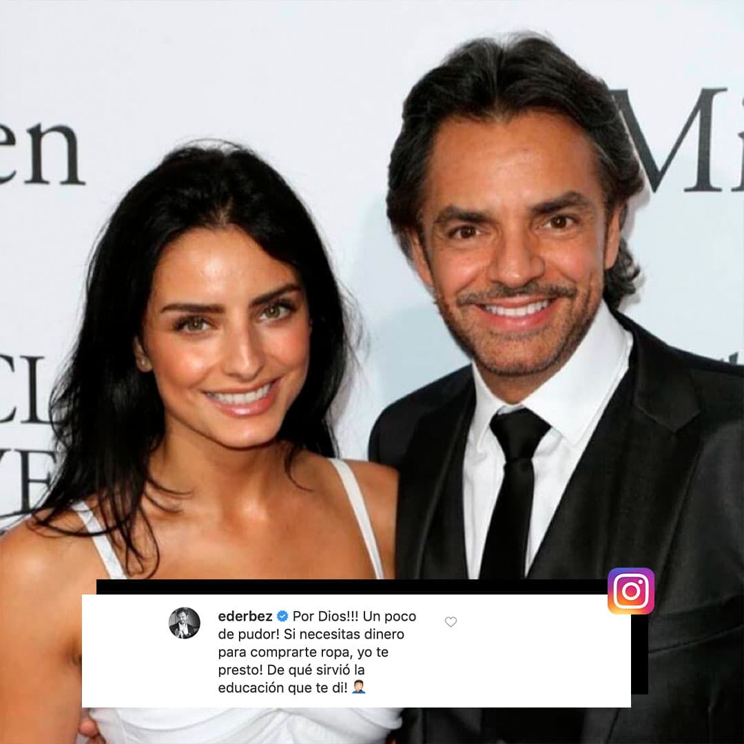 “¡Por Dios! ¡Un poco de pudor! Si necesitas dinero para comprarte ropa, yo te presto. ¡De qué sirvió la educación que te di!” escribió el actor mexicano, mezclando perfectamente el humor con un poco de preocupación paternal.