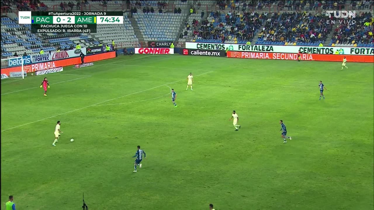 ¡GOL!  anota para América. Henry Martín