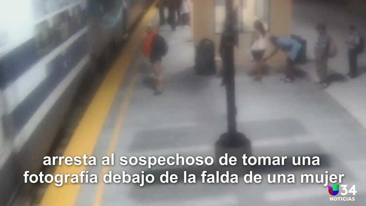 Arrestan a un hombre acusado de tomar fotos debajo de la falda de una mujer en estación del metro de Los Ángeles