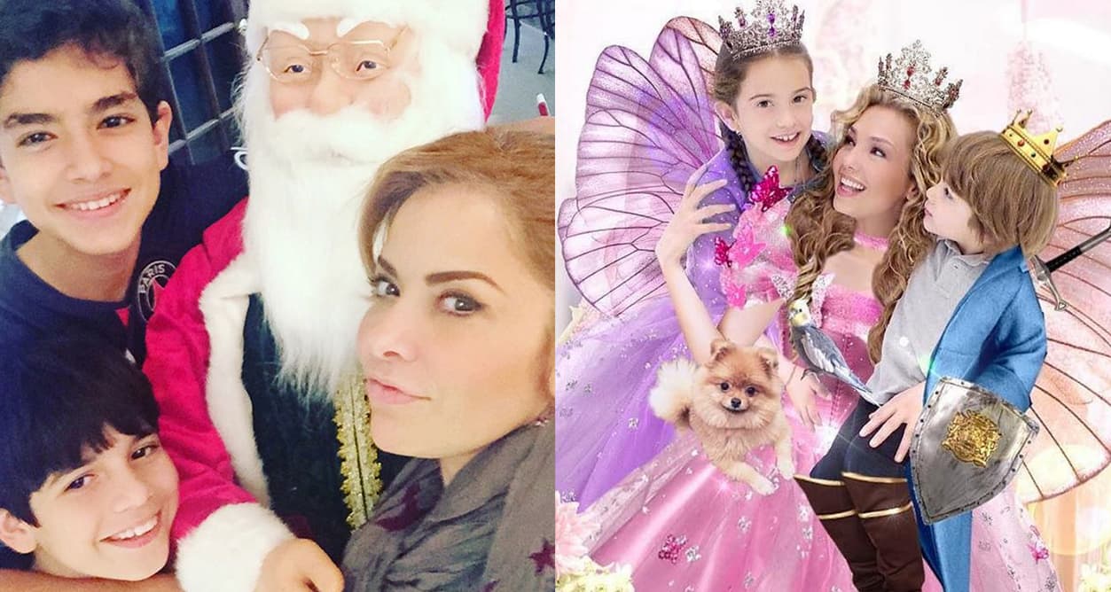 Mostrando sus mayores tesoros: su hijos.