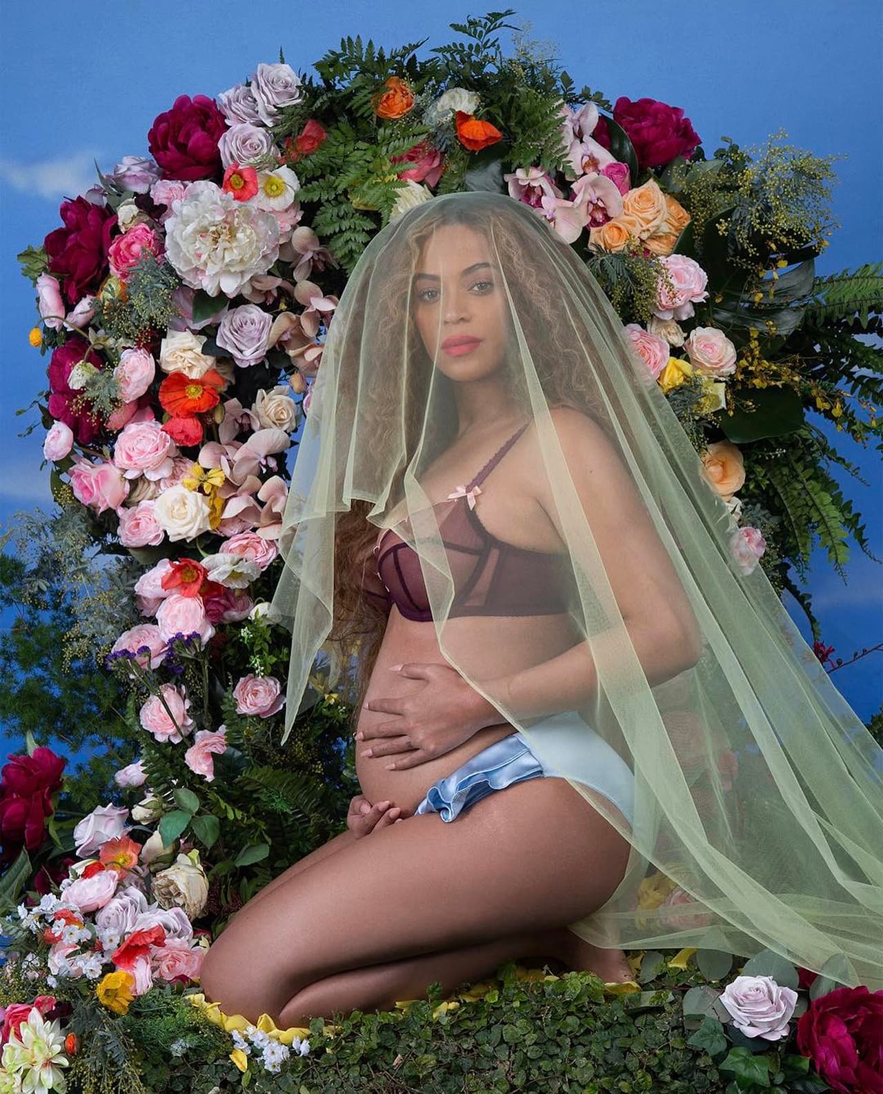 Con esta foto Beyoncé anunció a su seguidores, y al mundo, que estaba
<b> <a href="http://www.univision.com/musica/beyonce-y-jay-z-embarazados-de-gemelos">embarazada de gemelos</a>,</b> una noticia que rompió el internet y coronó a la cantante como reina de las redes sociales.