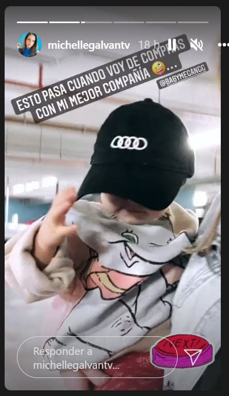 En sus historias de Instagram, Galván fue documentando cómo fue la experiencia de 'shopping' entre madre e hija. 
<br>