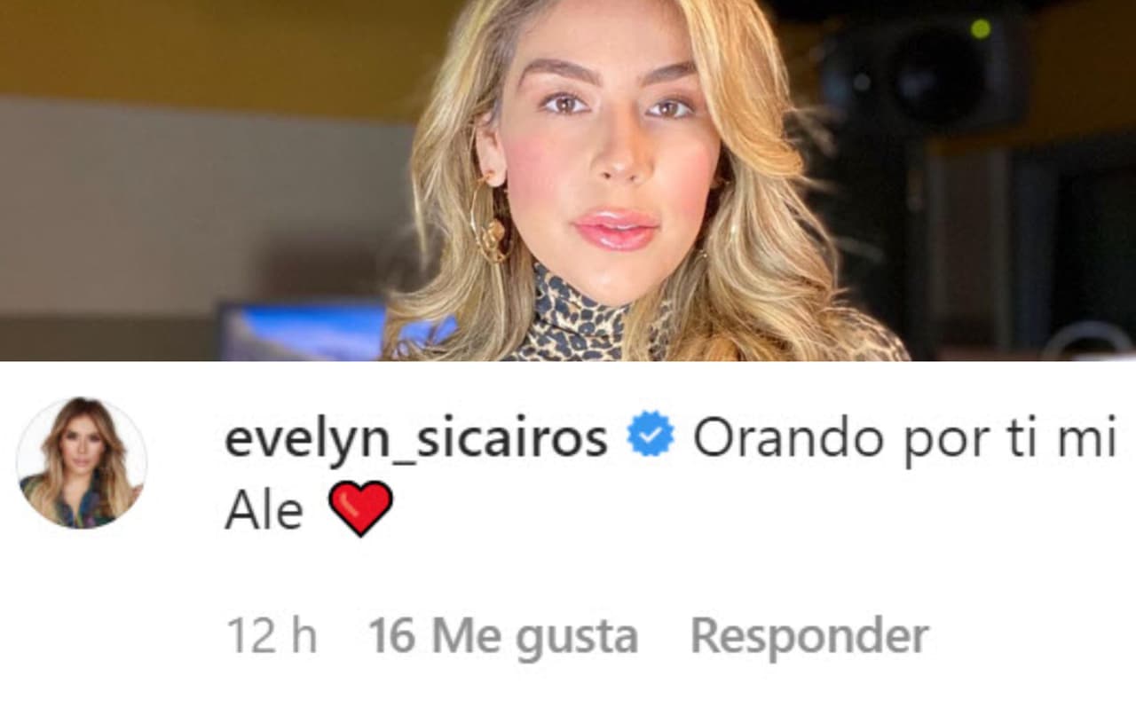 Evelyn Sicairos, de
<b>Uforia</b>, le hizo saber que la tiene en sus oraciones.
<br>