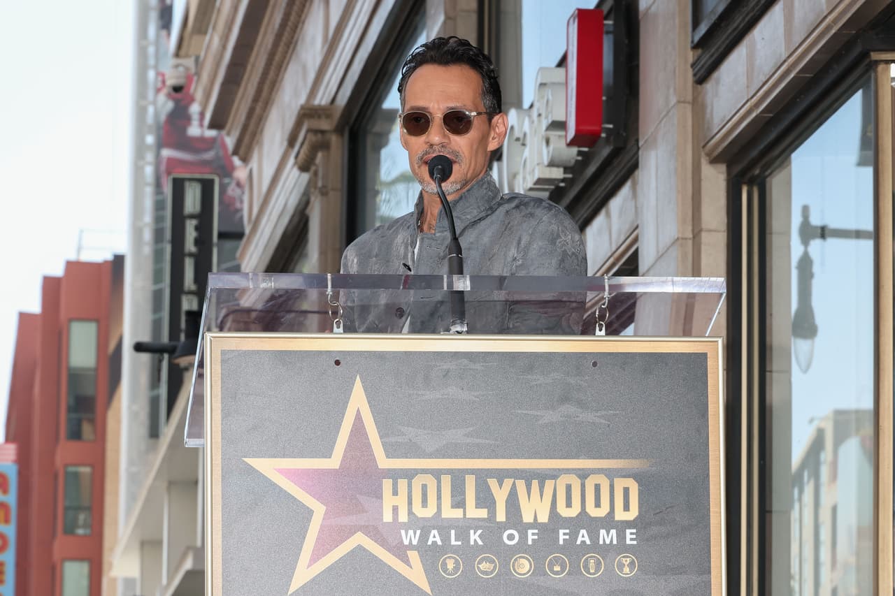 Marc Anthony brindó discurso de aceptación.