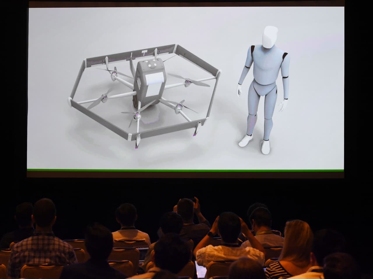 La presentación del último diseño de dron de Amazon en Las Vegas, en junio de 2019. El precio de las acciones de esta compañía ha subido durante la pandemia gracias al cambio en los hábitos de consumo de la población. Bezos,
<a href="https://www.univision.com/noticias/dinero/jeff-bezos-es-mas-rico-que-nunca-la-primera-persona-en-la-historia-en-tener-mas-de-200-000-millones"><u>el hombre más rico de la historia</u></a>, casi duplicó su fortuna en lo que va de 2020.