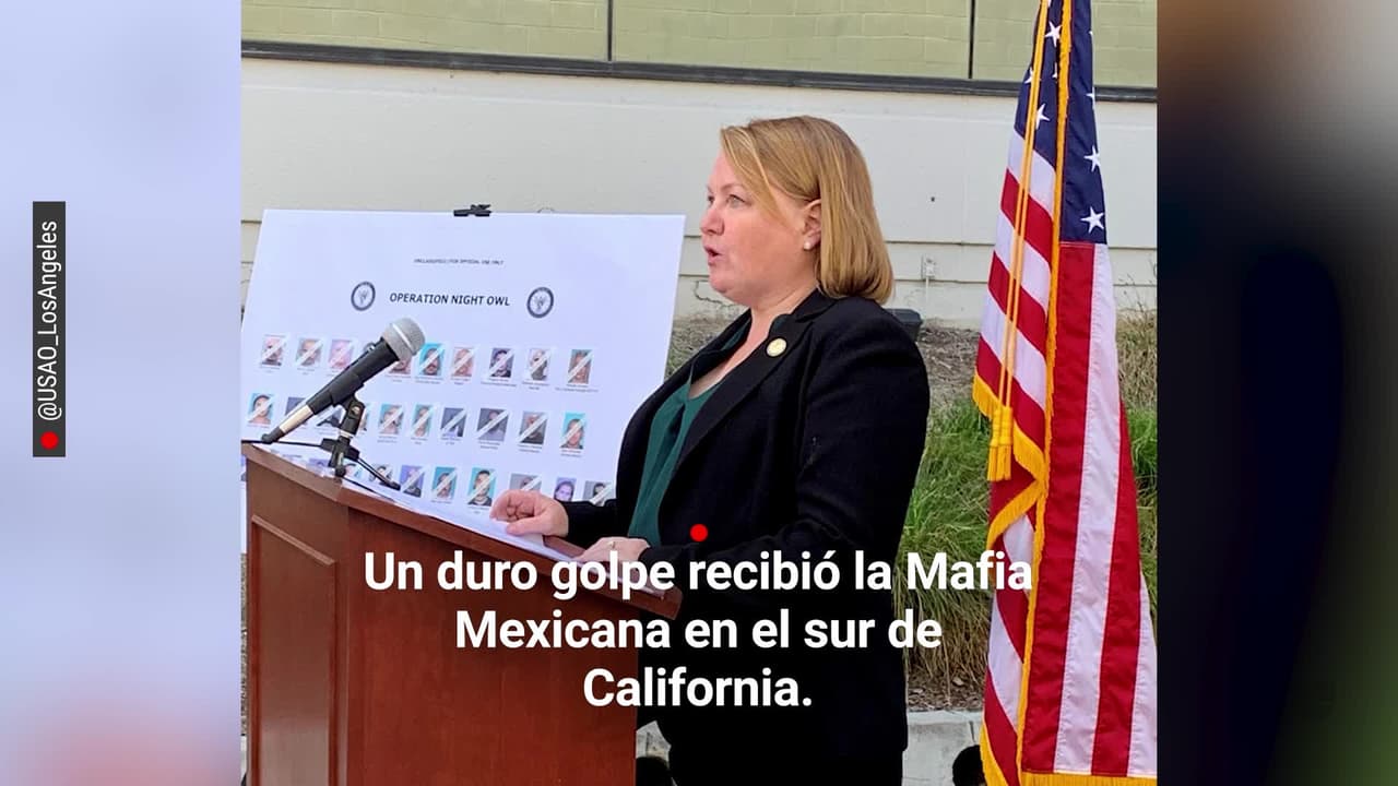 Tres miembros de la mafia mexicana y 28 asociados acusados en California