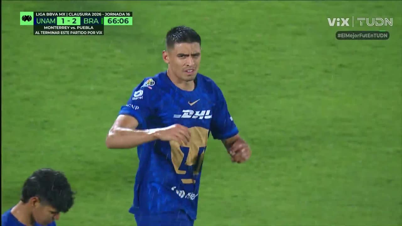 ¡Gol de Pumas! ¡Golazo del Memote desde los once pasos!