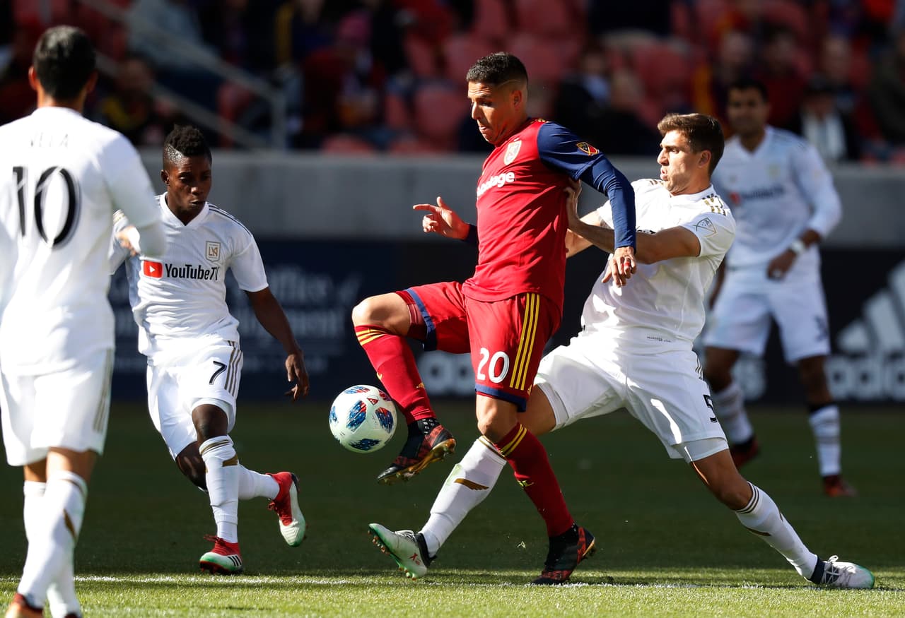 Los primeros minutos del encuentro estuvieron a favor del Real Salt Lake.