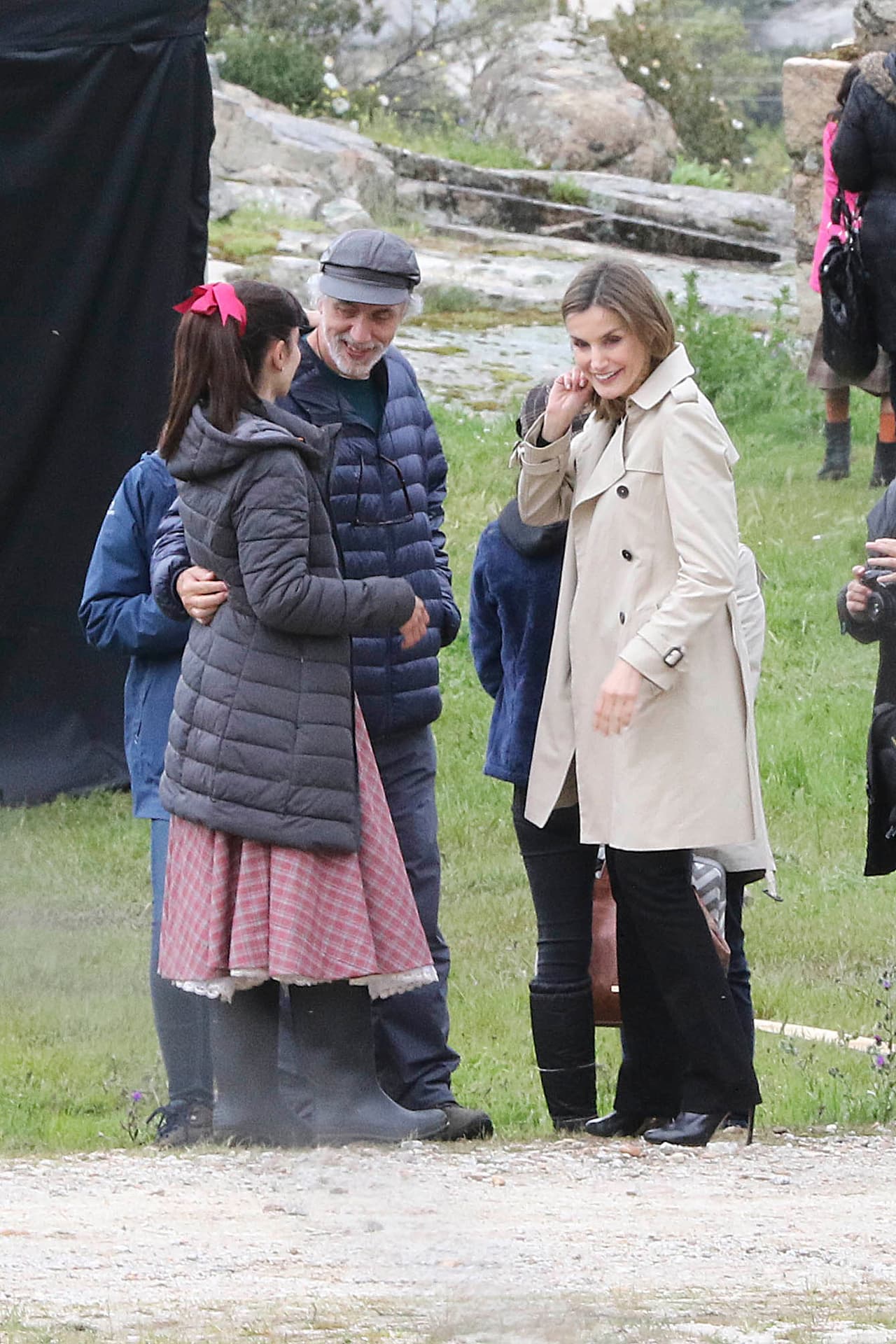 Penélope está filmando una cinta sobre la reina de España.