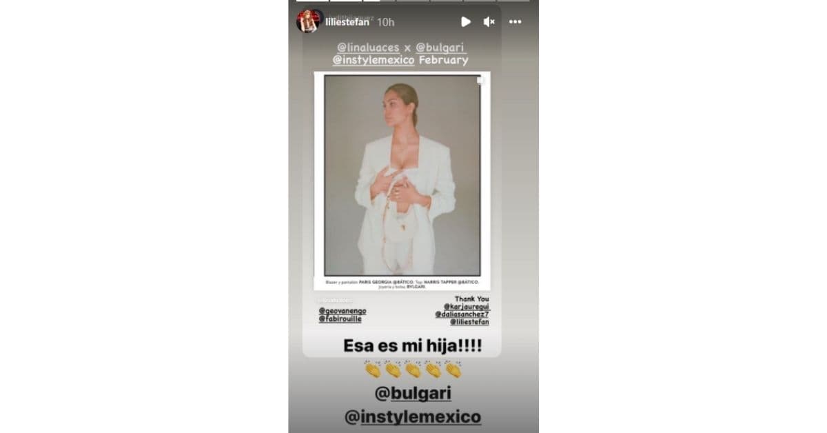 Captura de pantalla de Lili Estefan