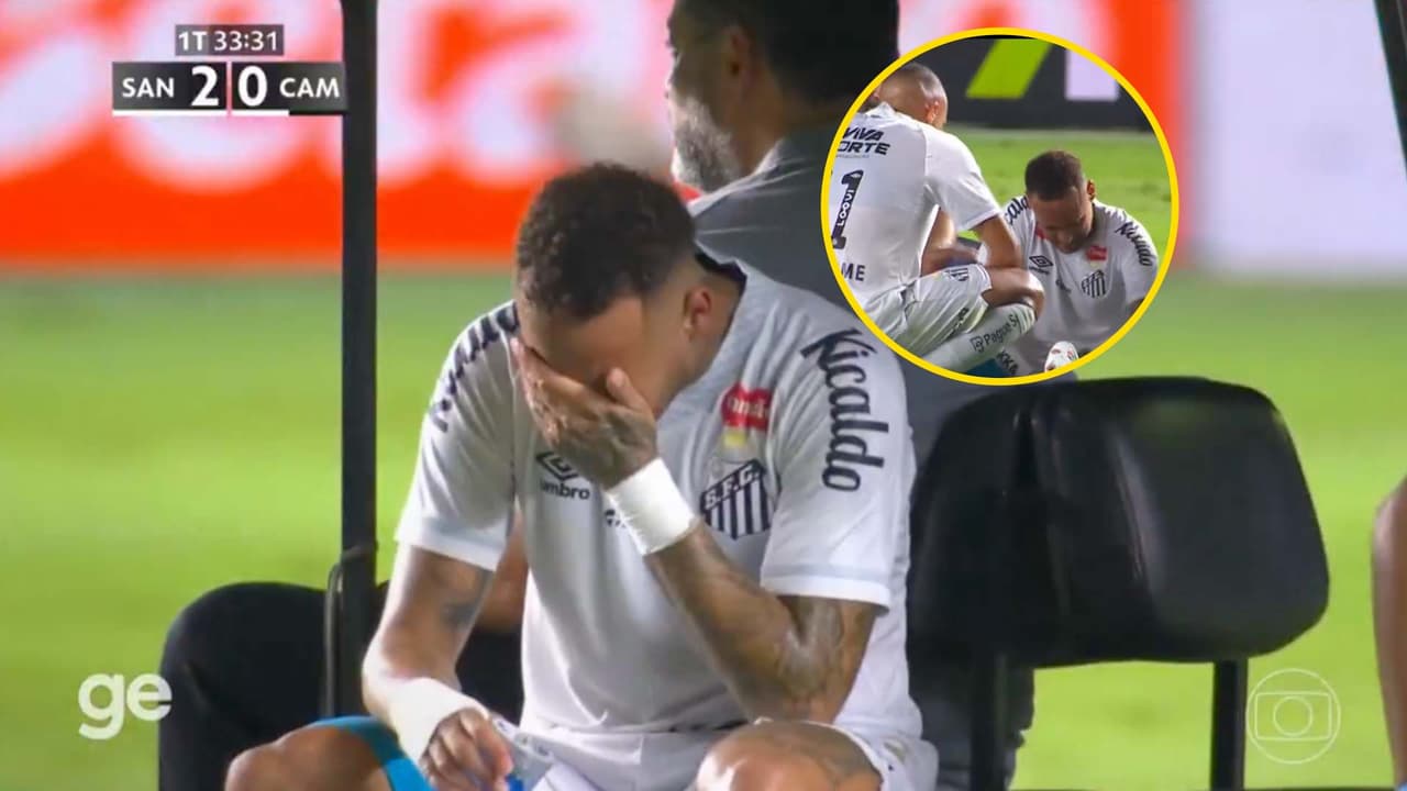 Neymar rompe en llanto al volverse a lesionar