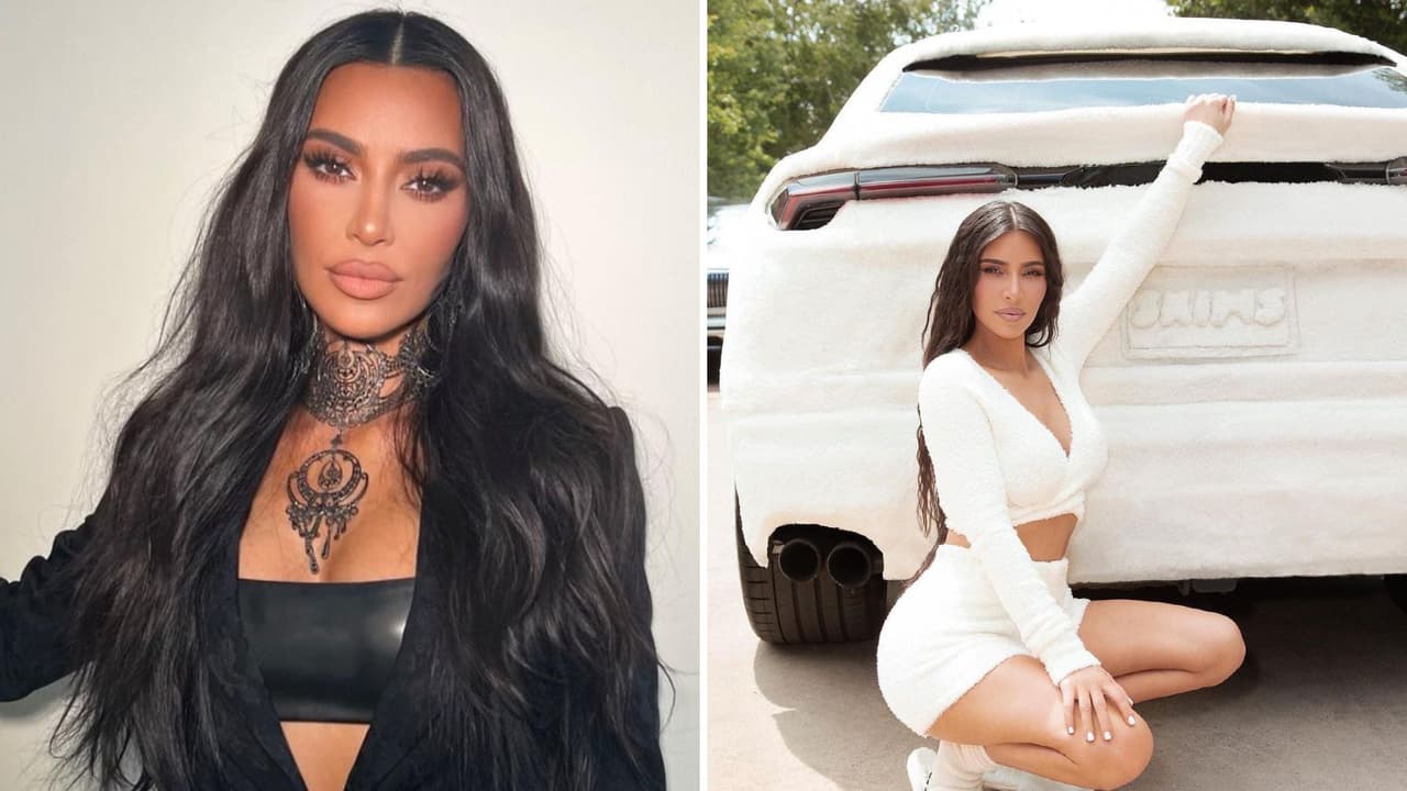 Kim Kardashian prueba ser "una chica de autos": tiene 2 millones de dólares en coches (del mismo color)