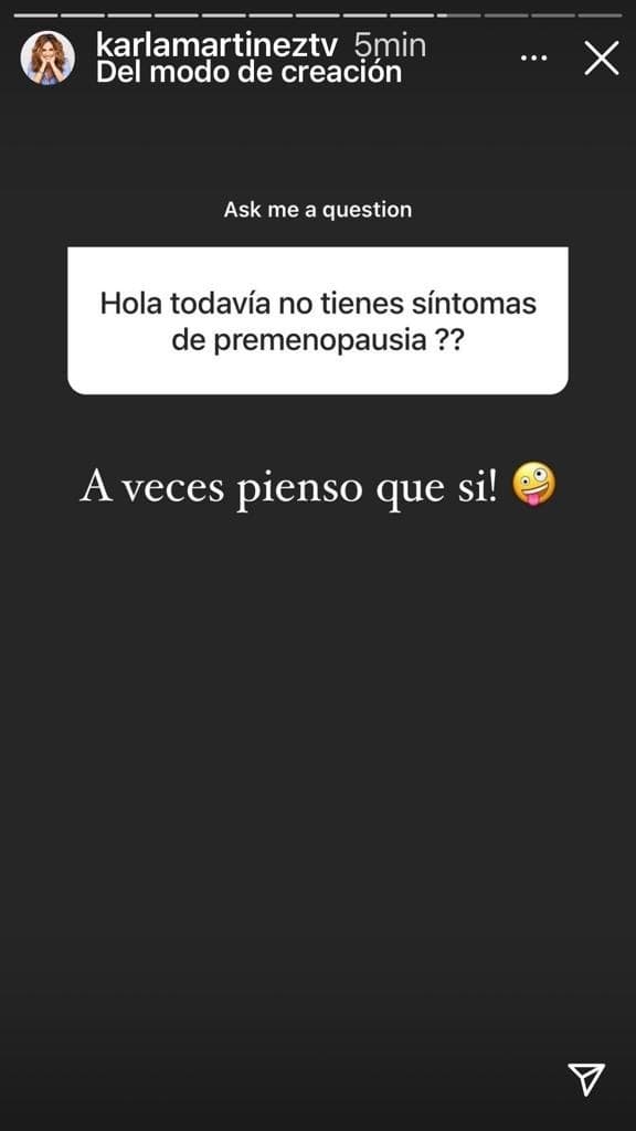 Karla trata de mantenerse lo más saludable posible con ejercicio y una buena alimentación.