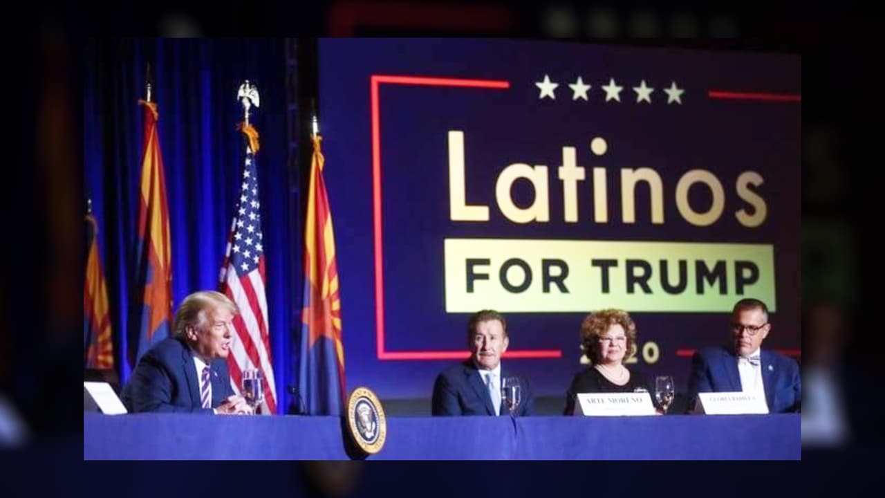 Pareja de hispanos que apoya reelección de Trump afirma que la 'mayoría silenciosa' dará el triunfo a republicanos