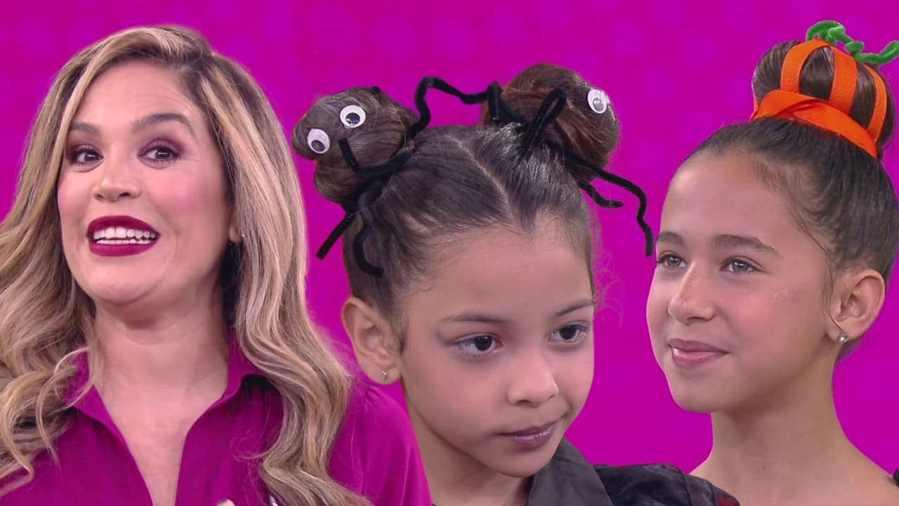 Peinados de arañita, fantasmitas y más para hacer rápido y fácil este Halloween