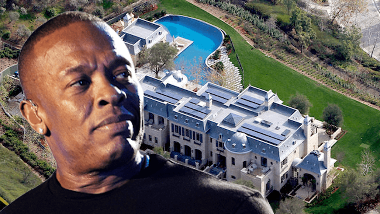Dr. Dre's house was a target for robbers hours after he was admitted to the hospital, police said