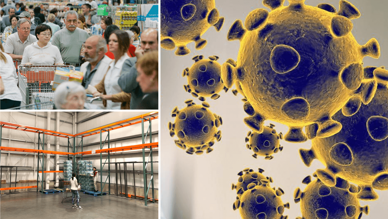 Los gérmenes de coronavirus se mantiene en el aire que respiramos hasta por tres horas. Si bien no puedes limpiar el aire, si puedes limitar tu exposición en lugares encerrados como por ejemplo aglomeraciones en supermercados. 
<br>