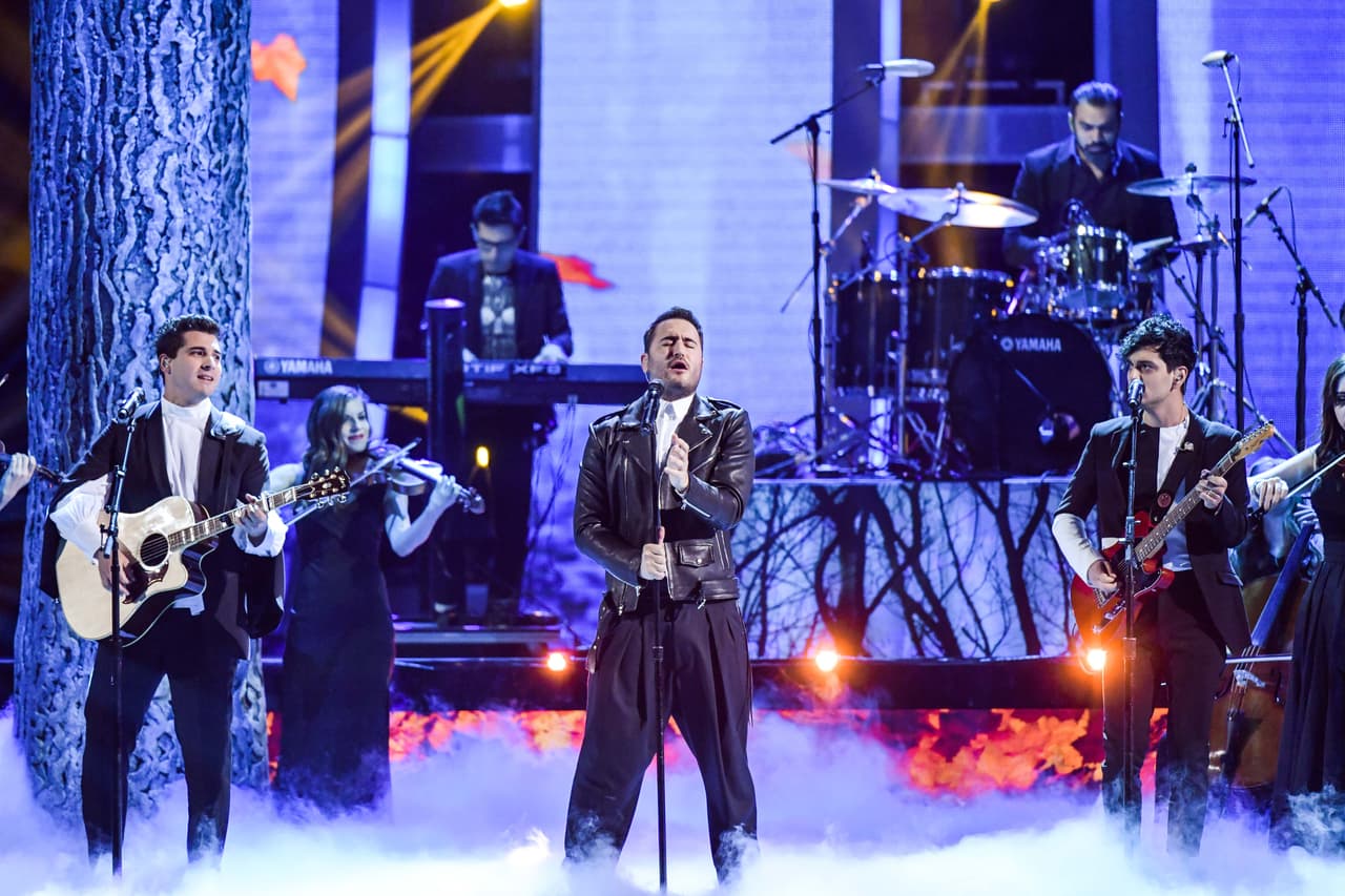 'Ya Me Enteré' fue la canción que los chicos de Reik interpretaron sobre este escenario.