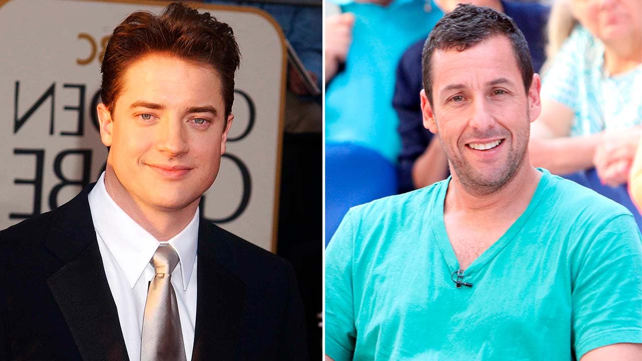 Adam Sandler ayudó a Brendan Fraser a triunfar en Hollywood: le contó cómo lo hizo 30 años después