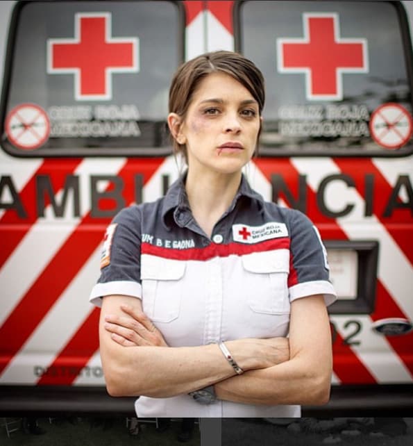 En la serie “Paramédicos” dio vida a 'Elisa', una mujer con una gran capacidad para reaccionar rápidamente.